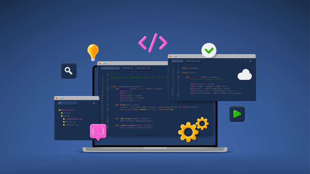 At a Python training institute in chennai, a person is learning the fundamentals of Python programming on a laptop, including loops, functions, data structures, and file handling.