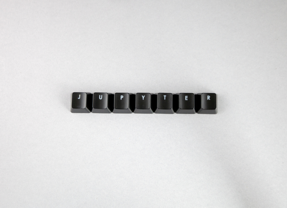 jupyter,spelled,using,black,keys,from,computer,keypad,,computer,programming